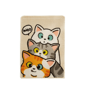 【中国直送】ヒッピー犬壁掛け猫爪とぎボード、傷防止、耐摩耗性、脱落防止、猫傷防止ソファ、垂直壁ステッカー猫爪とぎパッド50cm*35cm、積み重ね猫1枚