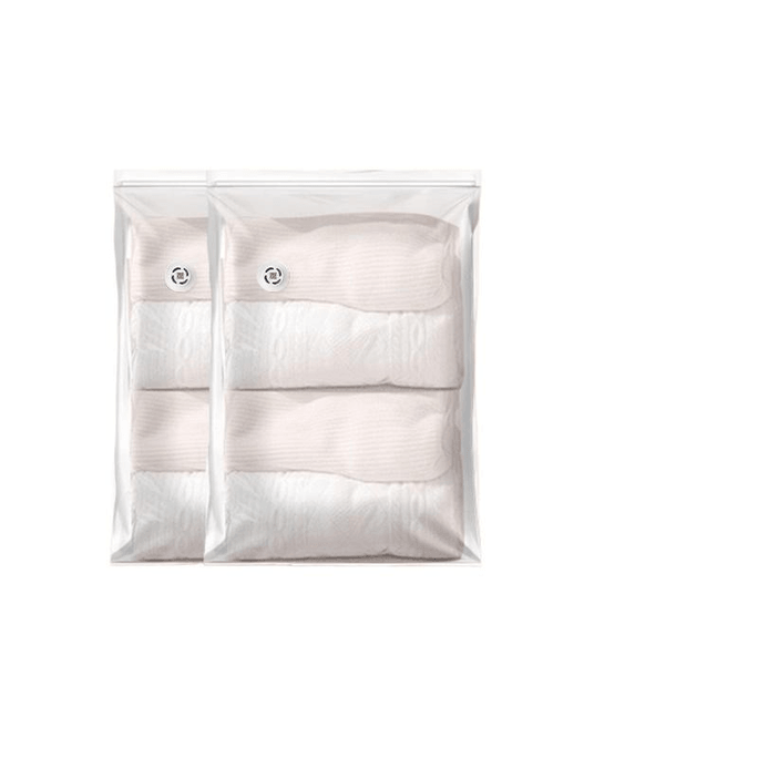 Storage Bag Vacuum Free Air Can Be Enlarged Clothing Size 110*70cm*2Piece