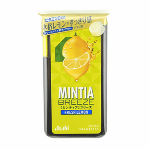 MINTIA BREEZE ミント フレッシュレモン味 30粒 0.78 oz 【ビタミンC配合】【シュガーレス＆爽快】