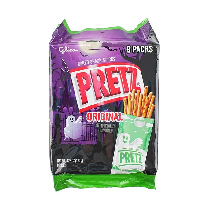Pretz Original Flavor,Family Pack ,9 Packs,4.23 oz