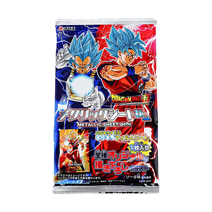ドラゴンボール コラボ メタリックシートガム 0.1 oz
