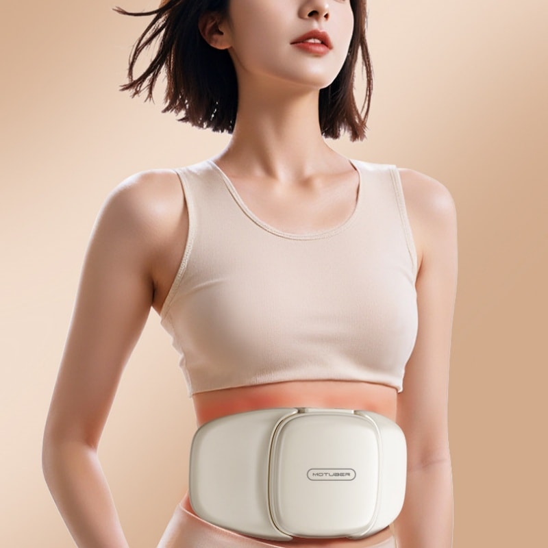 【中国直邮】 莫托贝尔 揉腹仪艾灸砭石腹部按摩器促进肠蠕动揉肚子腹胀减肥神器 {赠艾饼加精油) 一个装