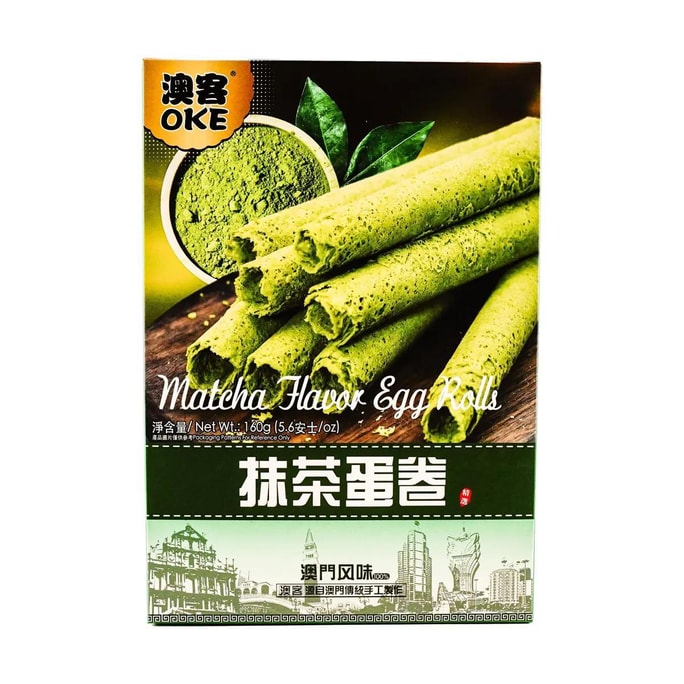 澳客 抹茶蛋捲 160g