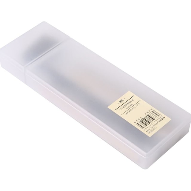 Stationary Natural series plastic transparent collection box / pencil case  (large)ASB92276 - Yamibuy.com