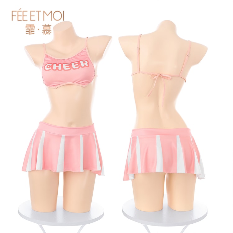 Sexy lingerie soccer cheerleader tracksuit, sexy mini skirt, revealing buttocks, no need to take it off, 1-piece set. - Yami.com Sexy lingerie soccer cheerleader tracksuit, sexy mini skirt, revealing buttocks, no need to take it off, 1-piece set. - Yami.com