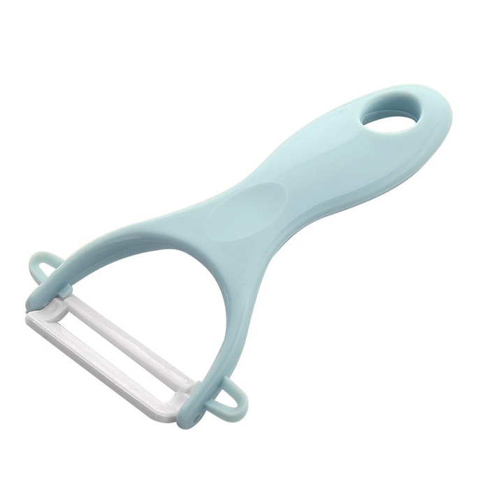 household ceramic fruit peeler blue