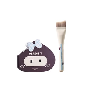 【中国直送】Chengtang 磁器ウーフファンデーションブラシ 超薄型シームレス プロのメイクアップアーティスト用ファンデーションブラシ 初心者向けメイクアップツール 磁器ウーフファンデーションブラシ + カラーミキシングペーパー1枚