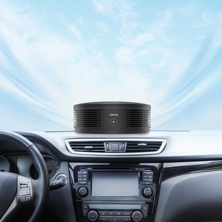 【中国直邮】小米有品70迈车载空气净化器Pro 4