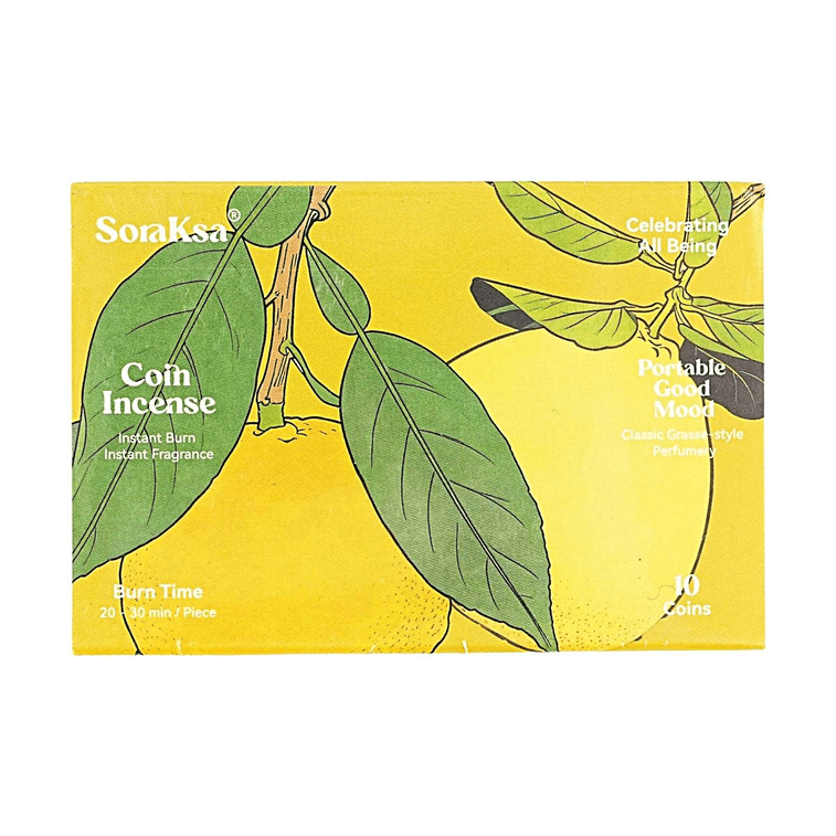 Feast & Lilt Series Coin Incense Yuzu Mountain Breeze Indoor Aromatherapy 10pcs 11