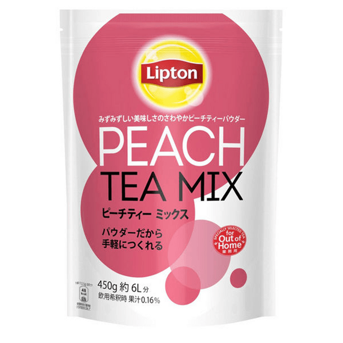 LIPTON Instant Black Tea Peach Tea 450g