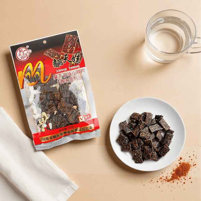翻天娃 臭干子味小辣片 辣条 89g【童年回忆】