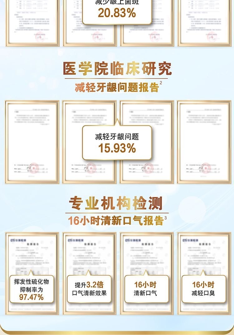 【中國直郵】 片仔癀 牙膏 臻選留蘭香 155g