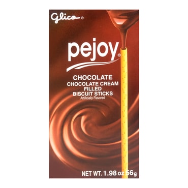 日本GLICO格力高 Pejoy百醇 巧克力酱夹心脆棒 56g