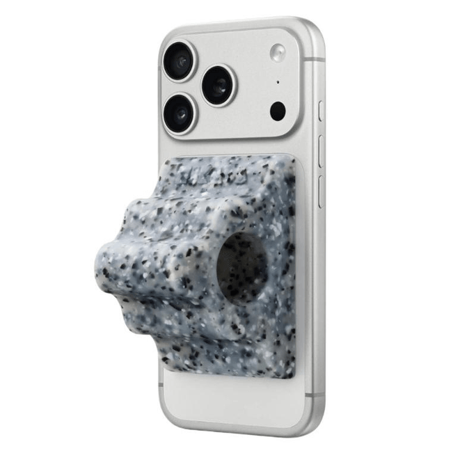 [중국 직배송] 샤이닝굿즈 MagSafe 호환 자석 폰 그립 홀더, 화산석, 8*5cm