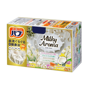 [일본 직배송] 카오 탄산 온천욕 토너 [밀크 플로럴 향] 12개입