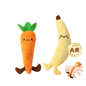 Santa Fe Baby Anti-Shock Grip Ring Doll Carrot Banana New Soothing Grip Rope Toy Strap 2