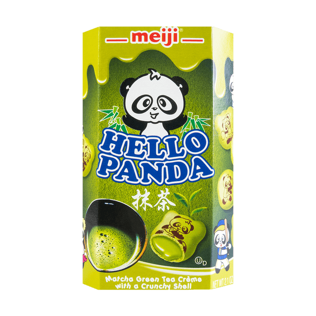 Hello Panda Cookies filled with Matcha Creme 60g - Yamibuy.com