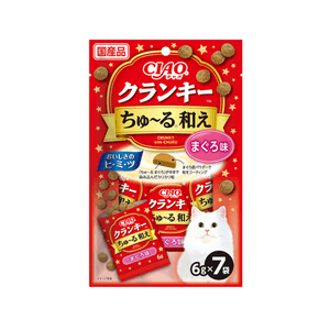 Tooth Cleaning Biscuits, Cat Snacks, Tuna Flavor, 6g × 7 Packs