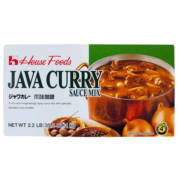 House Foods Java Curry  Vegetable Curry Sauce Mix 2.2lb 