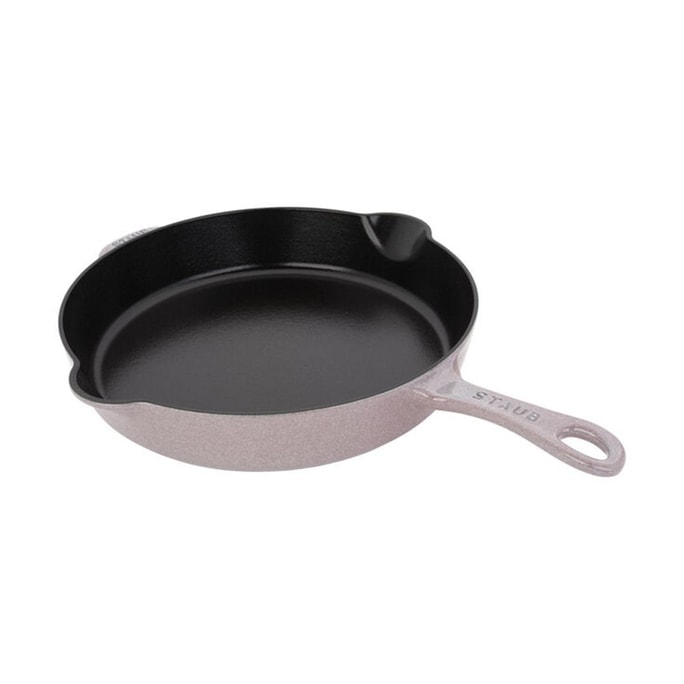11 inch Lilac Cast Iron Frying Pan, Multi-use for Steak & Stir-fry