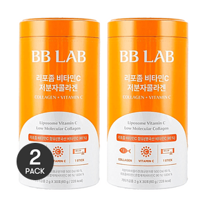 리포솜 비타민 C 저분자 콜라겐 브라이트닝 항산화 0.07oz*30 스틱 *2【2팩】