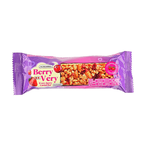 韩国BERRY VERY 每日谷物能量棒 草莓蔓越莓味 40g