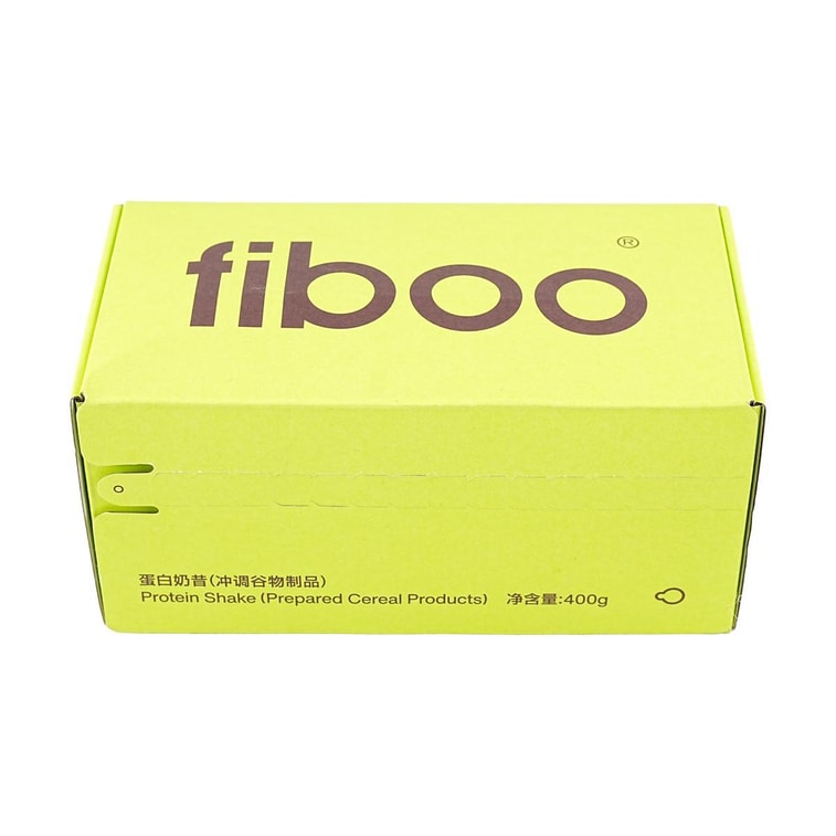 FIBOO 爆料超模蛋白代餐奶昔 輕食代餐營養食品 主食速食代餐 400g #茉莉龍井口味 低卡 清爽酸奶碗/飽腹葉麥杯/營養奶昔碗可做【每40g含蛋白質8.4g】 3