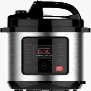 云南山珍 Premium PPC10580D 6.3 Qt Digital Pressure Cooker Multi Cooker Stainless Steel