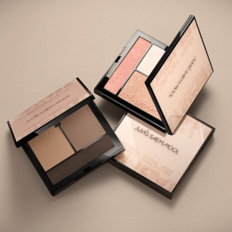 [한국 직배송] 정샘물 메이크업 아티스트 3-in-1 컨투어링, 아이섀도, 블러셔, 셰이딩 파우더 (14.3g) #하이라이터 3