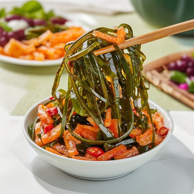 Hunan Specialty Kelp Shreds Konjac Snack 10 packs approx. 120g Spicy Konjac Vegetarian Mala Snack Vegetarian Tripe 4
