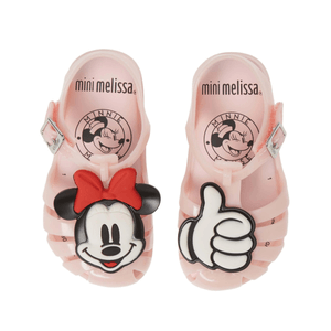 Mini Melissa Kids Girls Aranha Mickey Friends Jelly Sandals Shoes In Pink US 6