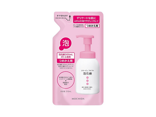 日本直送】モチダヘルスケア 泡洗顔料 210ml ピンク 詰め替えパック