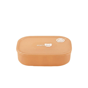 Antibacterial Kids Lunch Box, No Compartment, Tea Brown, 1pc