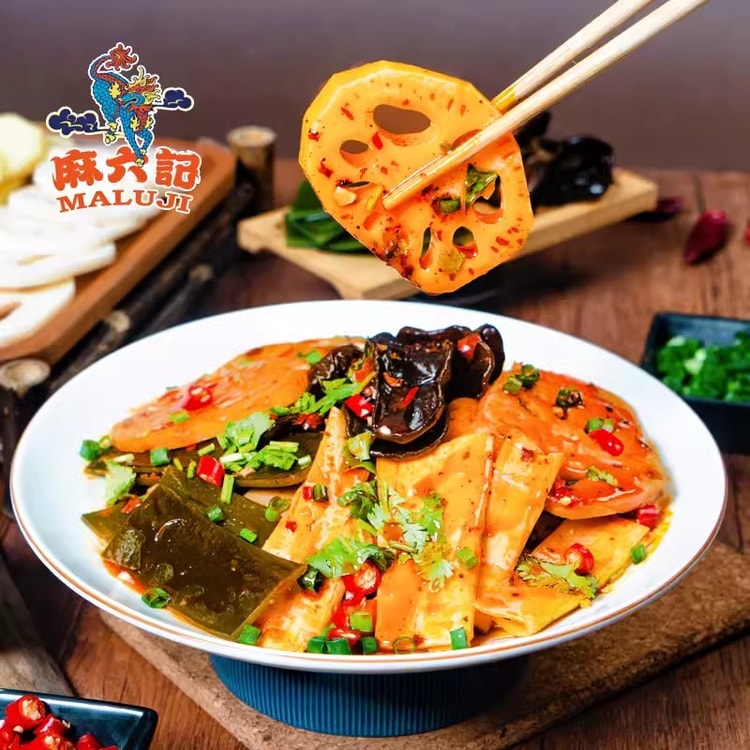 Amazon | 麻六记 干拌麻辣烫 麻辣拌 インスタントラーメン 方便