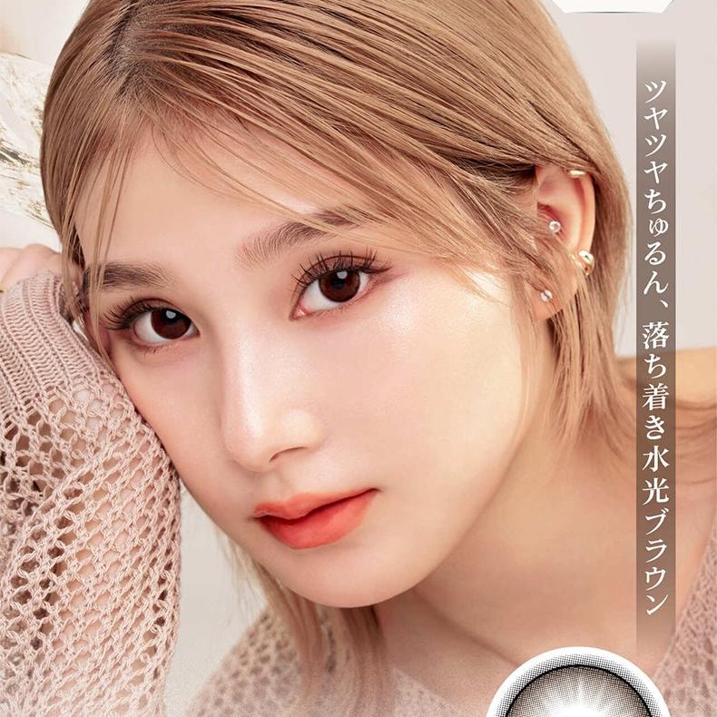 【日本美瞳/日本直邮】 日本 LILMOON 南部桃伽  0.03 ZERO 抗UV日抛美瞳 Zero Hazel ( 褐色系) 10片装 度数-6.50(650) 预定3-5天 DIA:14.0mm   BC:8.7mm