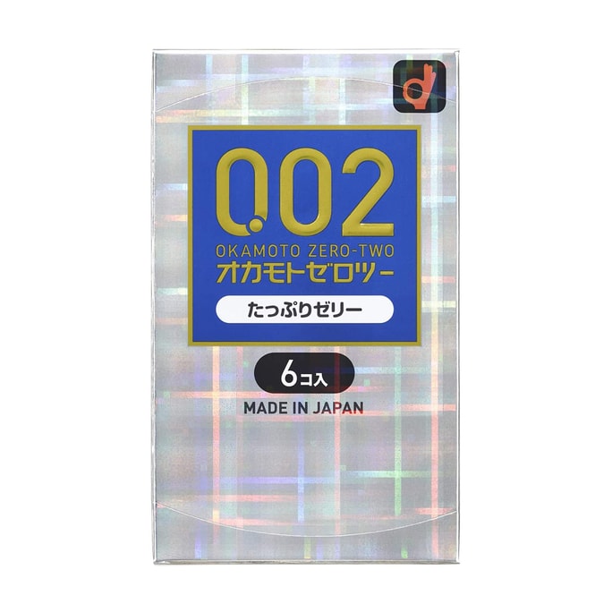 [japanese version] okamoto okamoto 002 double lubricated condom 6 sets