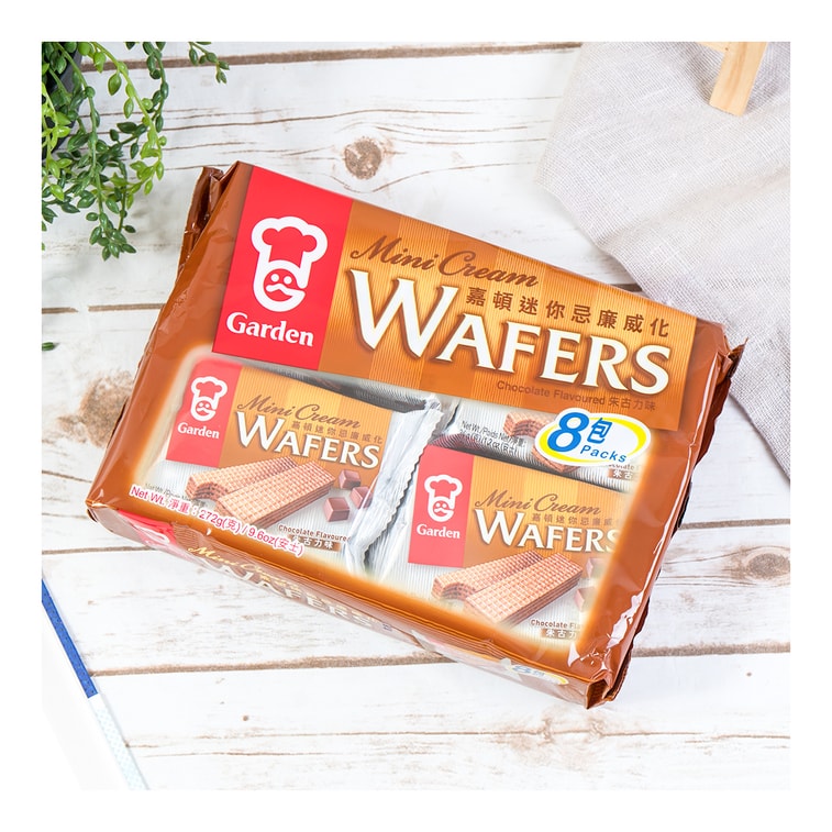ミニクリームウエハース チョコレート味 8パック 7