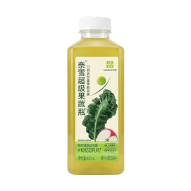 奈雪的茶 奈雪超级果蔬瓶 羽衣甘蓝茉莉花茶  果汁茶饮料 450ml【5种蔬果成分 富含膳食纤维】【轻盈低卡 清爽解腻】