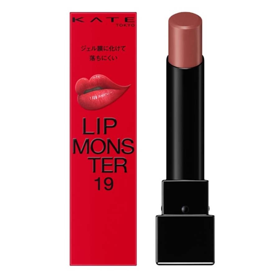 【Expédition directe du Japon】 Rouge à lèvres KATE M OISTURE LIPSTICK couleur éclatante, hydratant, ne colle pas aux tasses, n°19 Litchi Temptation, 1 pièce