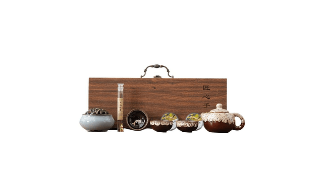 Kiln Changed Tea & Incense Gift Set For Clients, Chinese Cultural
