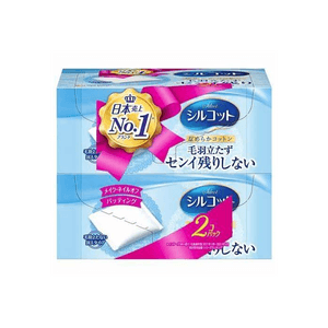 Silcot Smooth Cotton Pads 82 Sheets×2 Packs