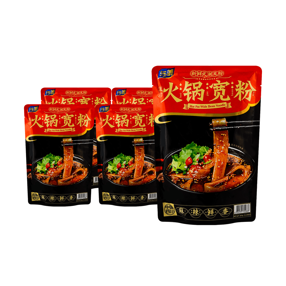 新品Spicy gem studs pot SP ver.HIDE XXL YUMEI Wide Sweet Potato Glass Noodles - Spicy Hot Pot Mix, 9.32 oz