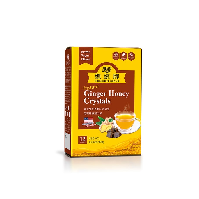  Instant Ginger Honey Crystal-Brown Sugar 10g*12bags