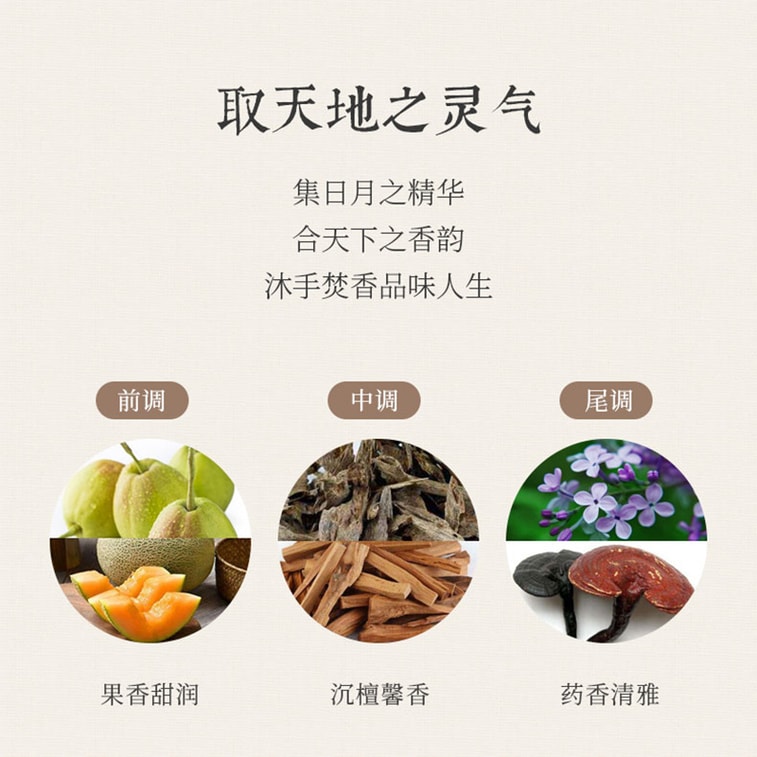 【Imperial Recipe of Southern Tang】Harmony Incense Sticks 20g Natural Melon, Longan, Sandalwood & Honey. Aids Sleep, Blends Fruity & Woody Scents. 5