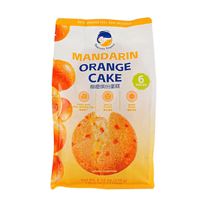 Mandarin Orange Cake 9.52oz【Made with Real Orange Peel】【Soft and Fluffy】