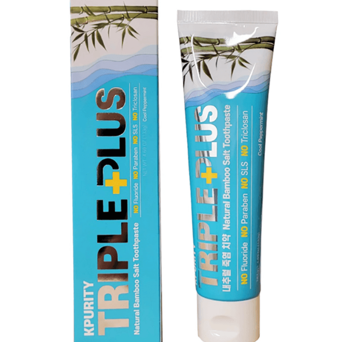 Triple Plus Premium Natural Bamboo Salt Toothpaste 133g