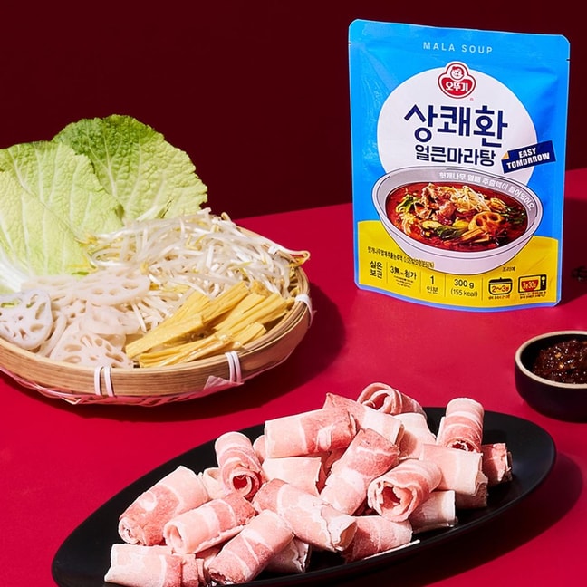 韩国OTTOGI / OTOKI不倒翁 × SANG KWAE HWAN联名款 爽口麻辣烫 300g【2-3分钟加热即食】【低卡轻负担】【添加枳椇子提取物缓解宿醉解酒必备】
