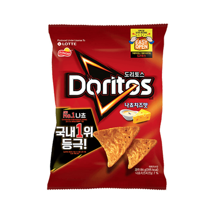 韩国 韩国乐天 乐天Doritos Nacho芝士味零食84g