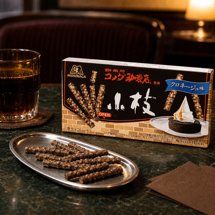 MORINAGA Koeda Chocolate Sticks Clonage Flavor 2.0oz 【Komeda's