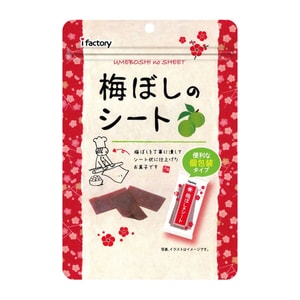 【日本直邮】IFACTORY爱心工厂 话梅片大包开胃酸味零食孕妇果脯35g